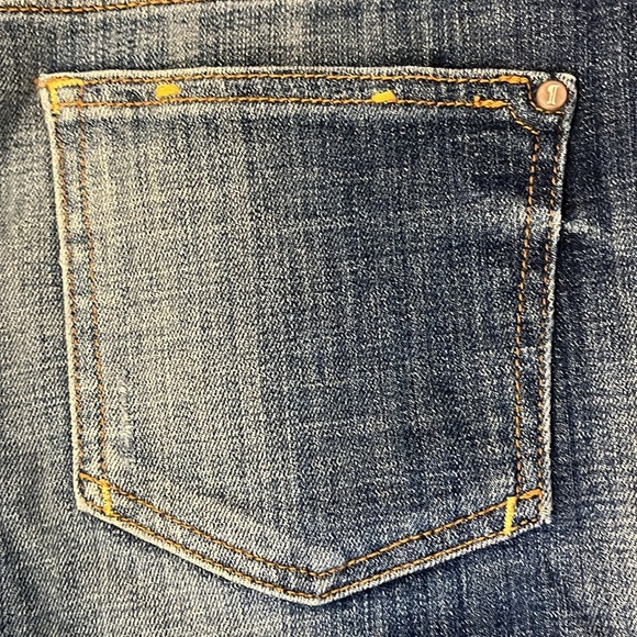 Pilcro | Anthropolgie Hyphen straight leg denim jeans Women’s size 28 stretch - Picture 7 of 13